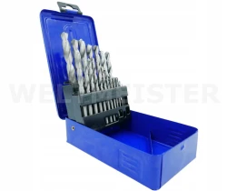 ZESTAW WIERTEŁ SZLIFOWANYCH HSS 19szt 1-10mm
