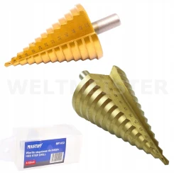 WIERTŁO 4-52mm STOŻKOWE STOPNIOWE TYTAN HSS MF