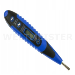 PRÓBNIK NAPIĘCIA TESTER MIERNIK LED LCD 12-220V