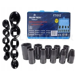 Nasadki udarowe 1/2'' klucze 8-27mm - 10 szt FT1012