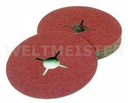 KRĄŻEK PAPIER PÓŁSZTYWNY FIBROWY 125mm GR 80