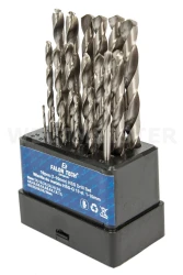 ZESTAW WIERTEŁ DO METALU HSS 19 szt 1-10mm