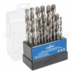 ZESTAW WIERTEŁ DO METALU HSS 25 szt 1-13 mm