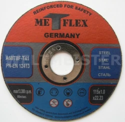 Tarcza do metalu Inox 115x1,0 mm 