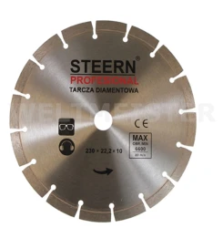 Tarcza Diamentowa do Cięcia Betonu Segment 230x22,2