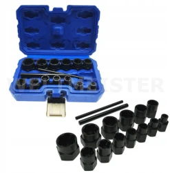 Nasadki do zniszczonych śrub 15szt 6,3-19mm FT1009