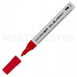 MARKER OLEJOWY OLEJNY Okrągły CZERWONY