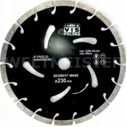 TARCZA DIAMENTOWA SEGMENT TNĄCA INTER VIS 230x22,2
