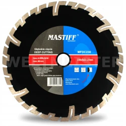 TARCZA DIAMENTOWA SEGMENTOWA 230mm DO KOSTKI BETON