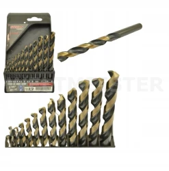 WIERTŁA do METALU HSS-G ZESTAW 13 SZTUK 2-8 mm