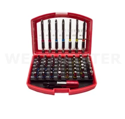 Zestaw bitów płaskich krzyżowych torx 56el.